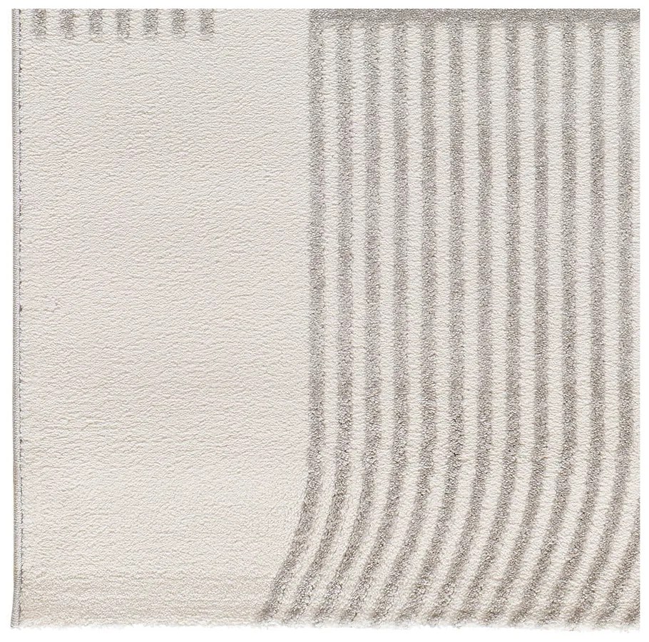 Covor gri deschis-fildeș 200x290 cm Flora – Universal