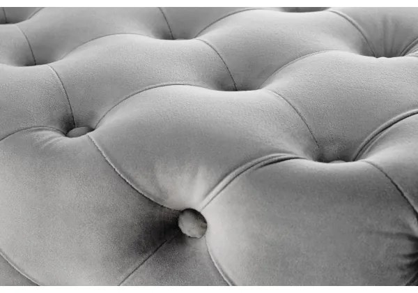 Bancă ATHENA 40x100 cm gri/auriu