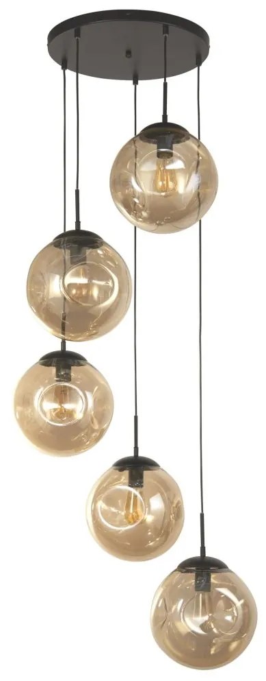 Lustra cu 5 pendule design modern minimalist Punch 5Lt