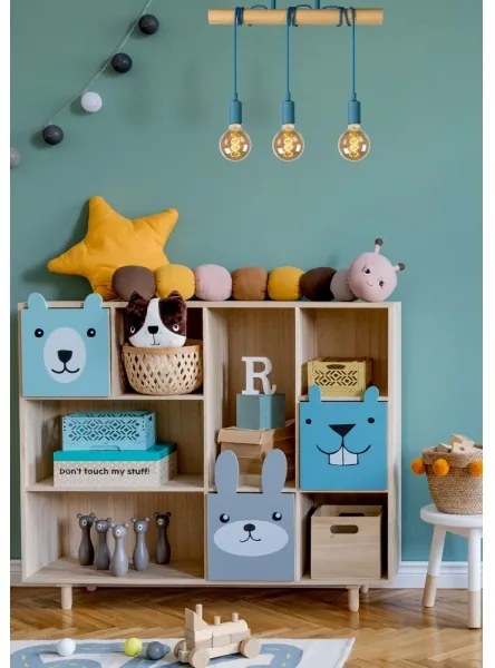 Lucide 08127/03/35 - Lustră pe cablu PAULIEN 3xE27/60W/230V