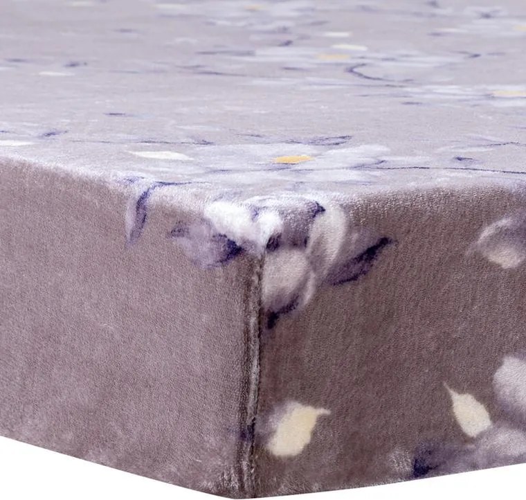 decoDoma Cearceaf cu elastic din micropluş DAGMAR 180 x 200 cm