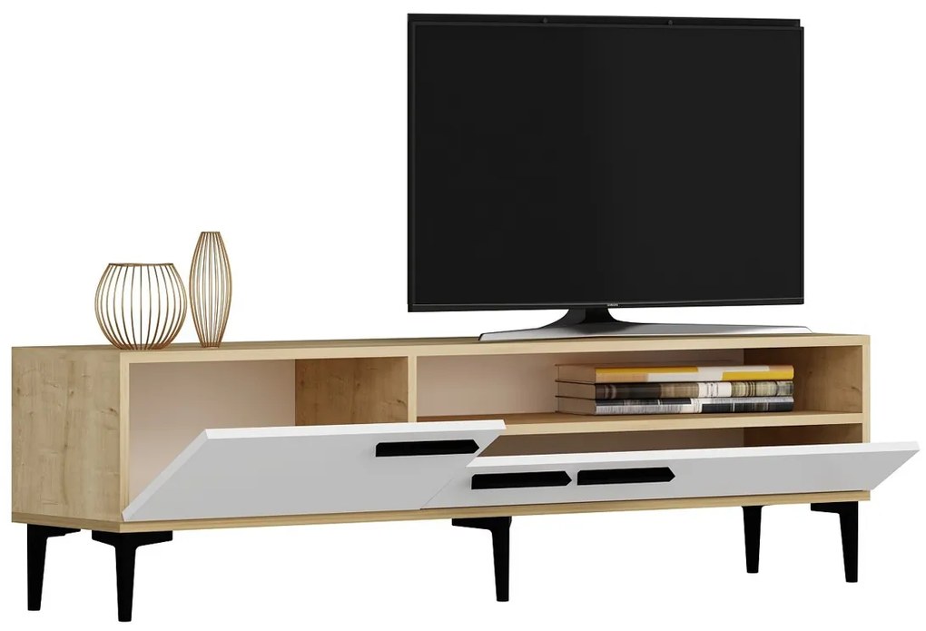 Masă TV Zera White