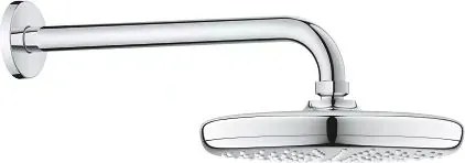 Palarie de dus rotunda Grohe New Tempesta 210 cu brat de dus crom