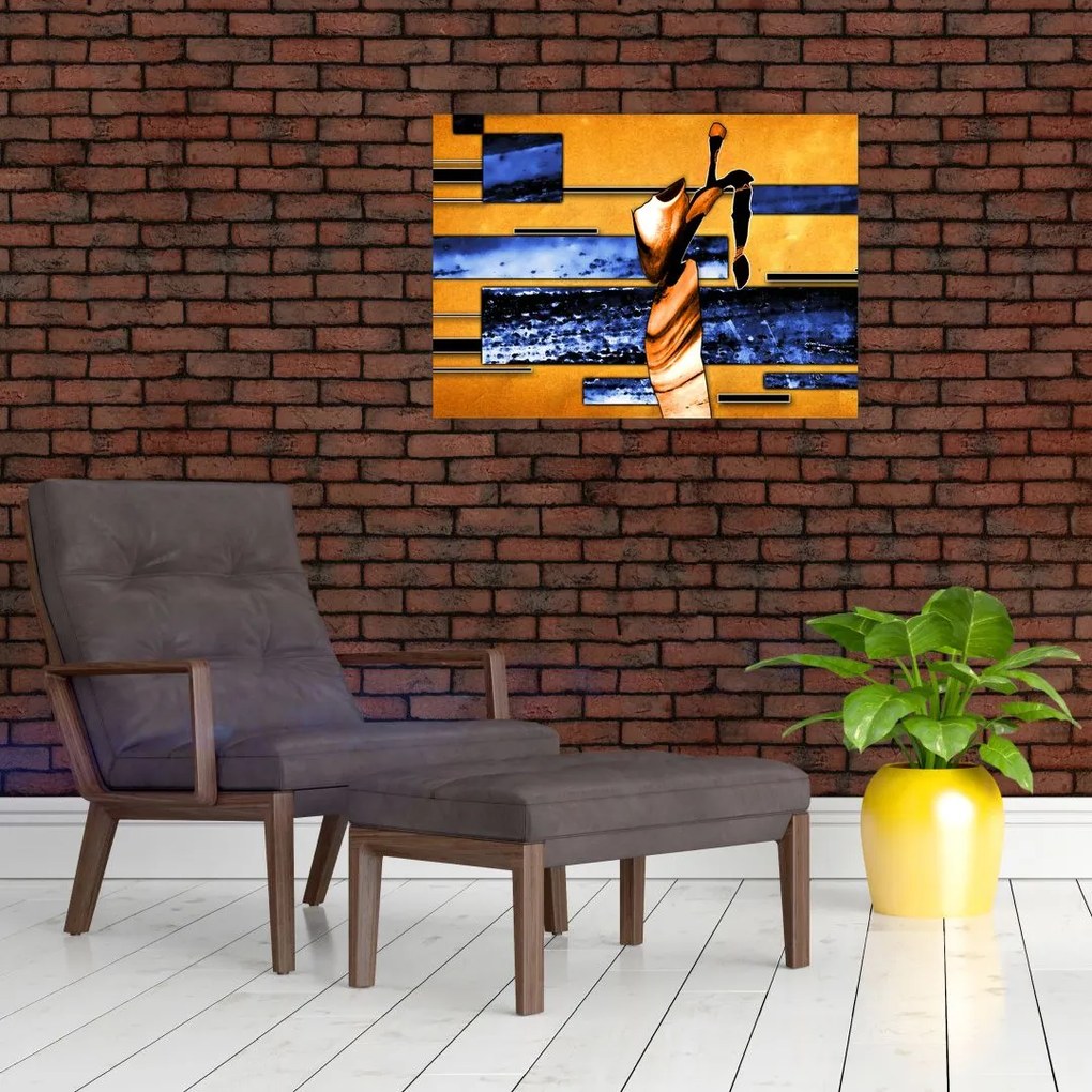 Tablou picturii abstracte (70x50 cm)