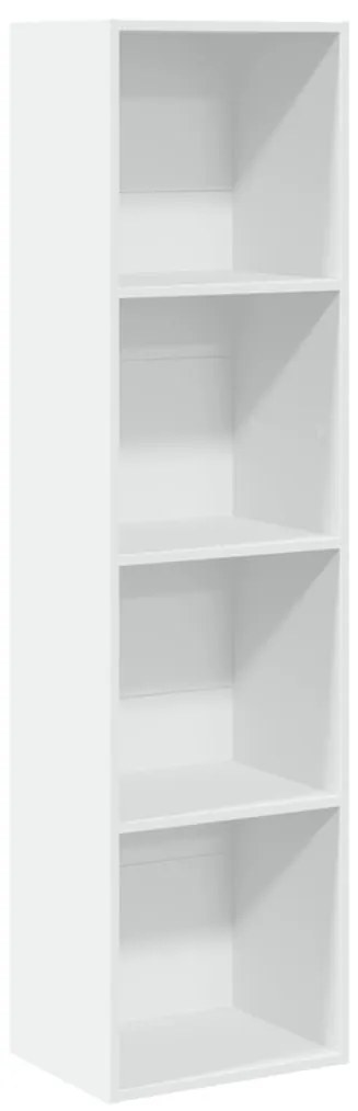 857876 vidaXL Bibliotecă, alb, 40x30x152 cm, lemn prelucrat