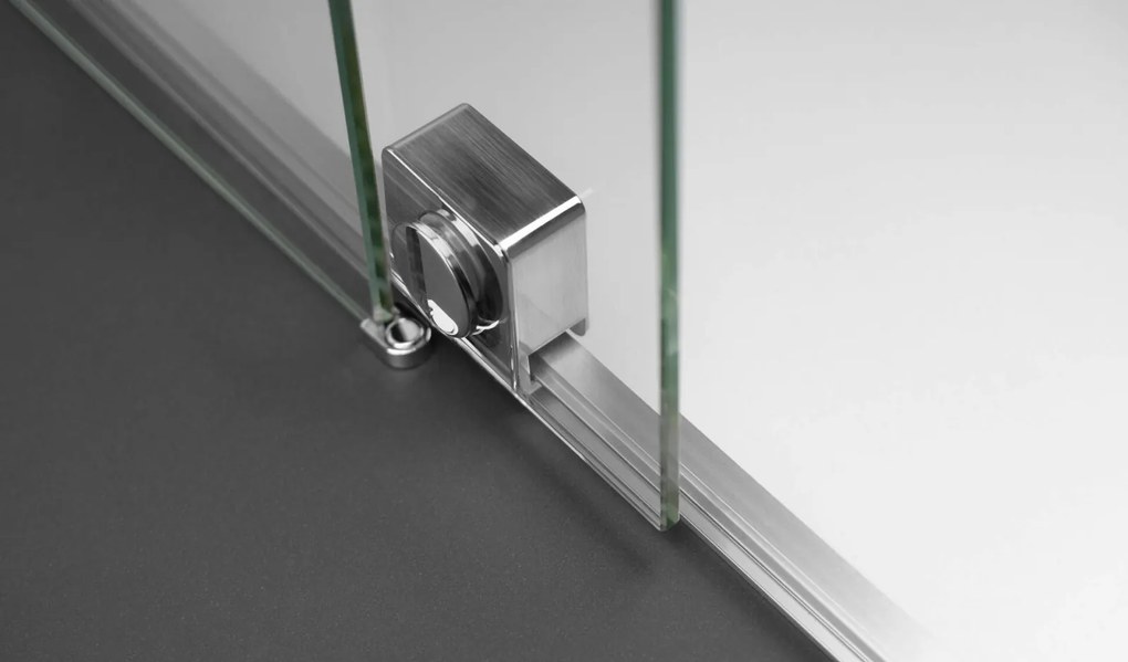 Paravan dus walk-in, otel slefuit, usa glisanta, 140x195 cm, Deante Prizma Otel slefuit, 1400x1950 mm