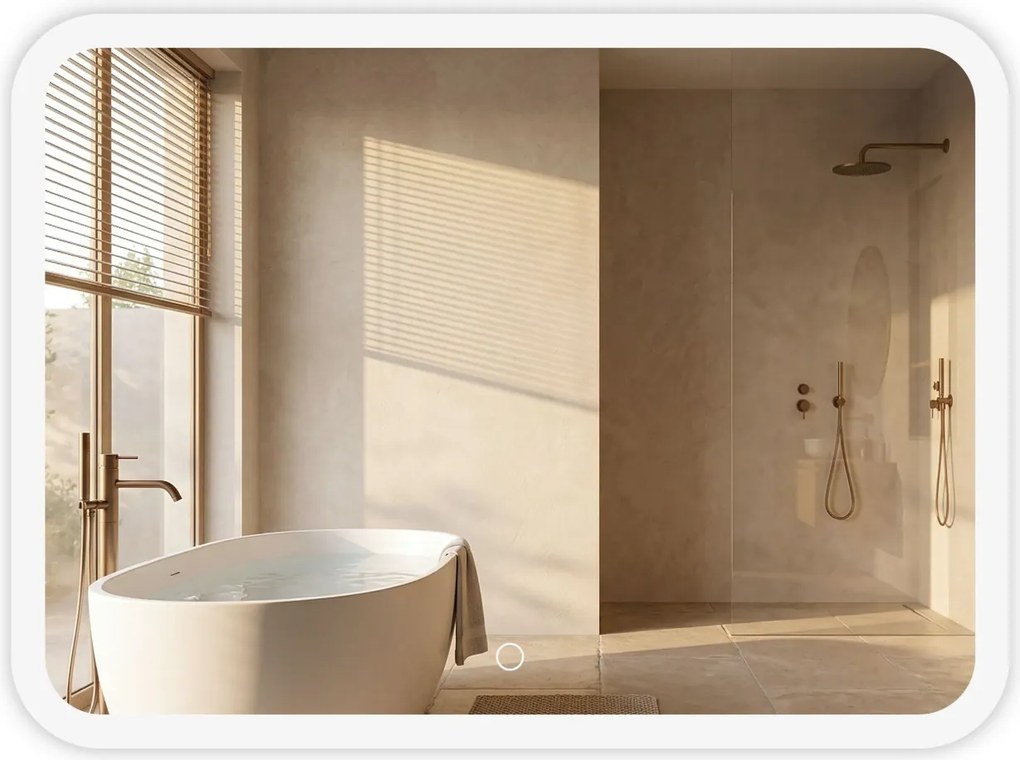 Oglindă LED 80x60cm TOP-3