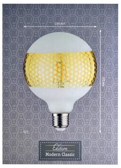 Bec LED reglabil CLASSIC G125 E27/4,5W/230V 2500K - Paulmann 28770