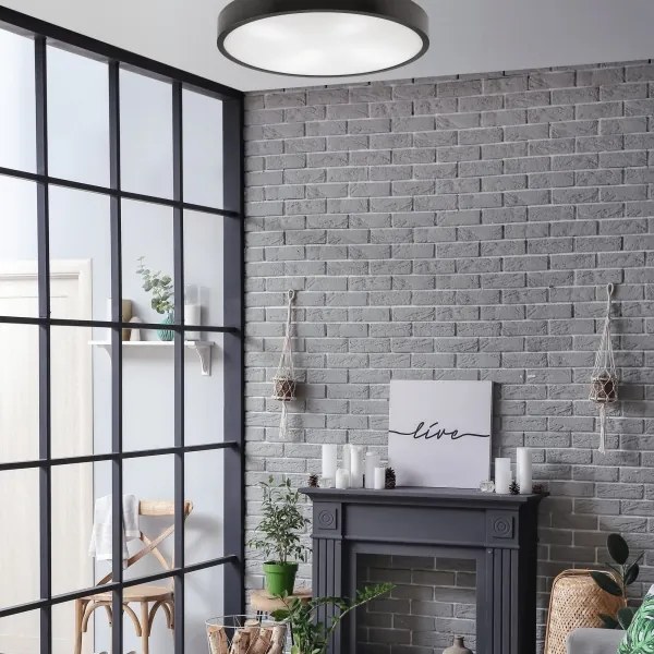 Plafonieră EVELINA 4xE27/60W/230V wenge