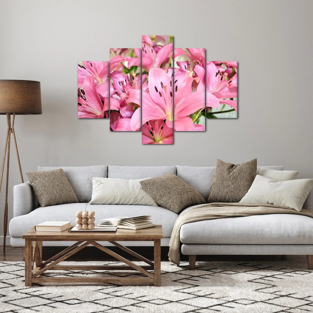Tablou - Liliac roz (150x105 cm)