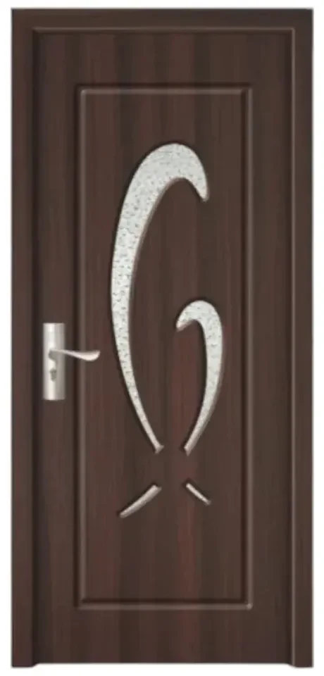 Usa Interior din MDF Novo Doors ND219, Cadru din Lemn Masiv, Geam Sablat, KIT COMPLET, Toc , Manere si balamale incluse (Culoare: Stejar Auriu, Toc: