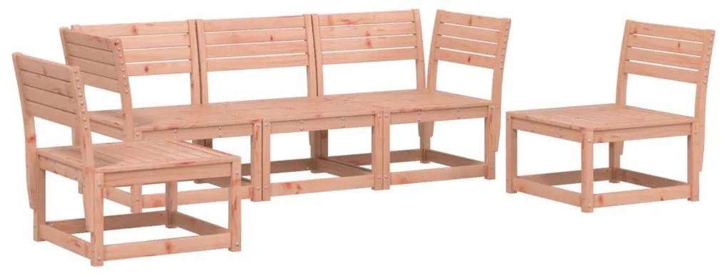 3216973 vidaXL Set mobilier de grădină cu perne, 5 piese, lemn masiv douglas