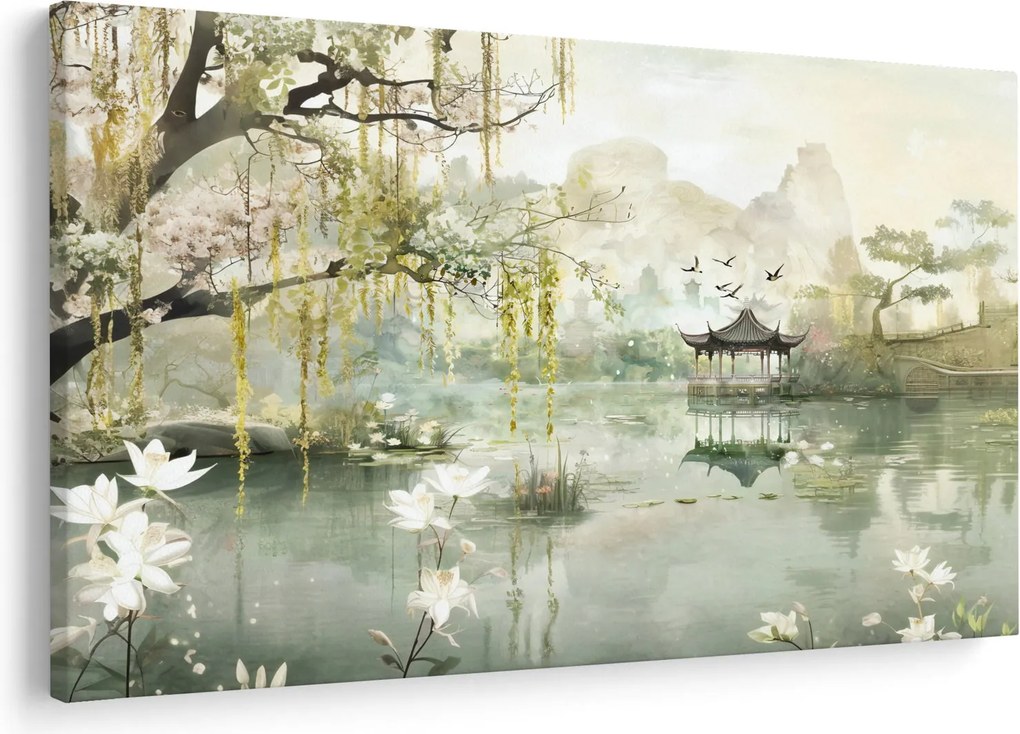 Tablou - Lac Chinezesc (90x60 cm)