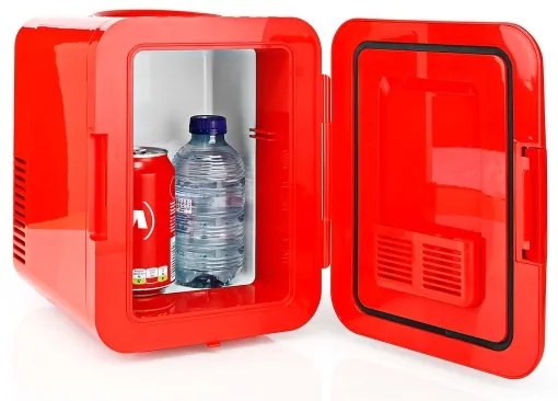 Mini-frigider portabil Melissa, 48 W, 12/230 V, roșu