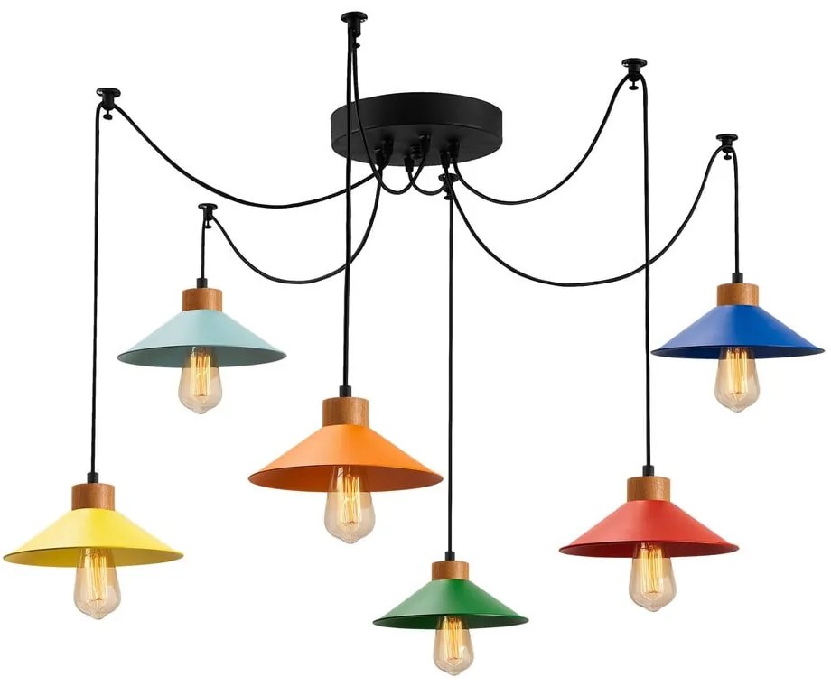 Lustră pentru copii cu abajur din metal Manavgat – Opviq lights