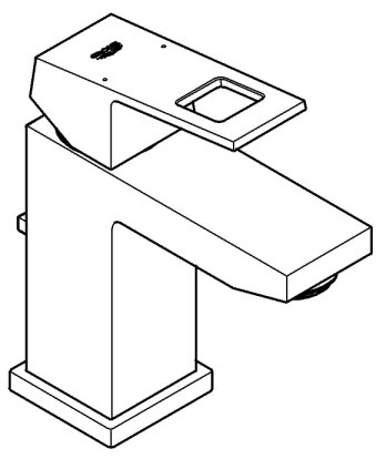 GROHE EUROCUBE 2312700E - Baterie pentru lavoar, mărimea S, crom lucios