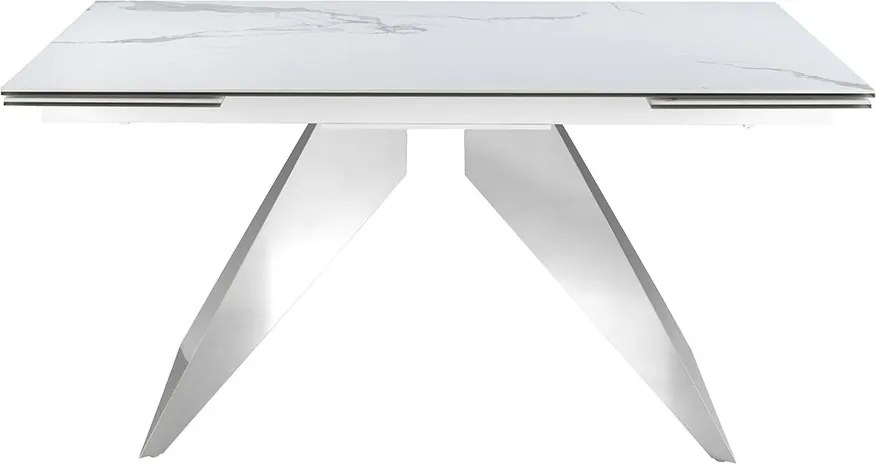 Masa extensibila deosebita design LUX Porcelain Marble 160-240cm