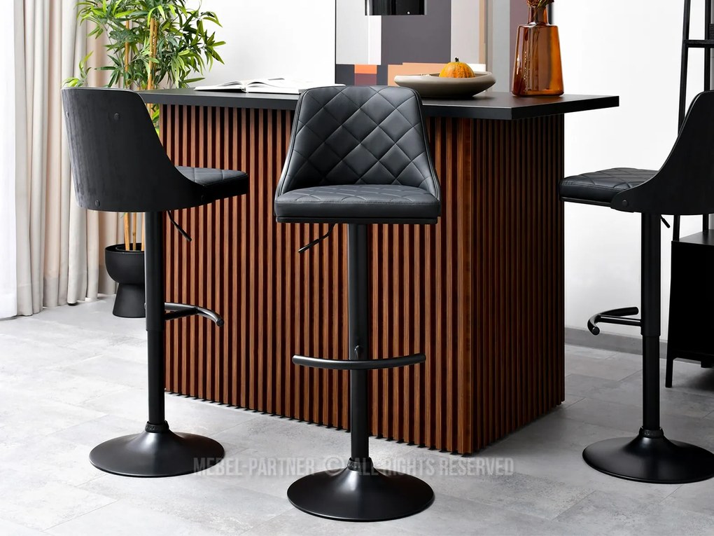 Scaun Haire (lemn negru + negru). 1110584