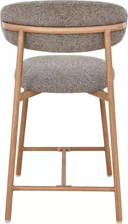 Scaun de bar Elton H-2 Noelle cappuccino 256 / stejar
