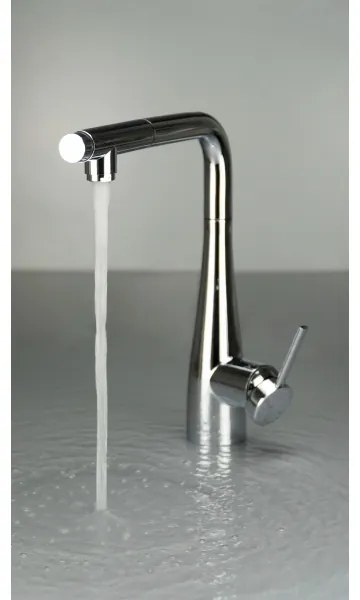 Deante BRE_075M - Baterie chiuvetă cu duș extractibil ERIDAN crom lucios