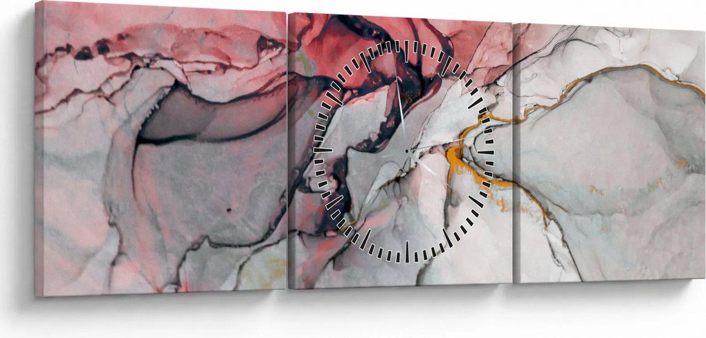 Tablou abstractie (cu ceas) (90x30 cm)