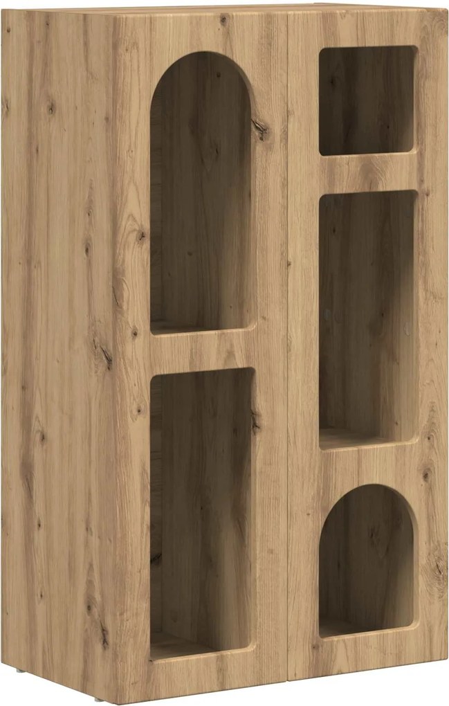 vidaXL Bufet Stejar Artizanal 59 x 35 x 100,5 cm Lemn compozit