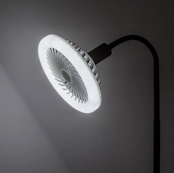 Lampă LED de podea cu ventilator Rabalux 74031, 1xE27/16W/230V