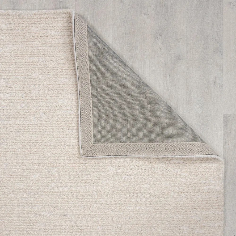 Covor fildeș țesut manual din lână 200x290 cm Harris Boucle – Flair Rugs