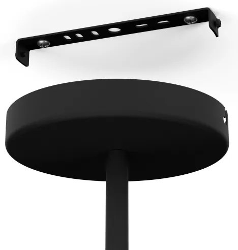 Lustră pe cablu Eglo 390217 CHAMPERICO 1xE27/60W/230V 98,5 cm negru