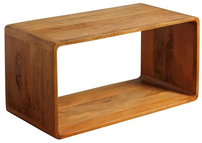 Masuta de cafea, din lemn de mango, Quadro