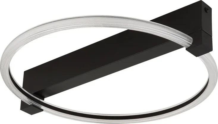 Plafoniera LED metal negru FLETCHER