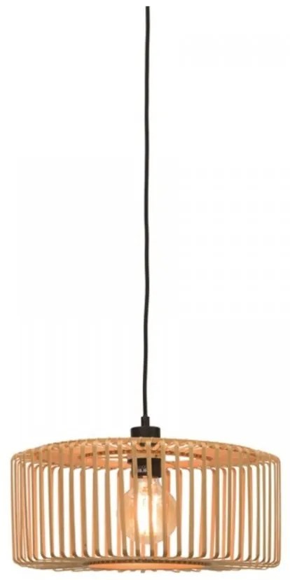 Lustra suspendata eco din bambus Bromo S, 40x18cm
