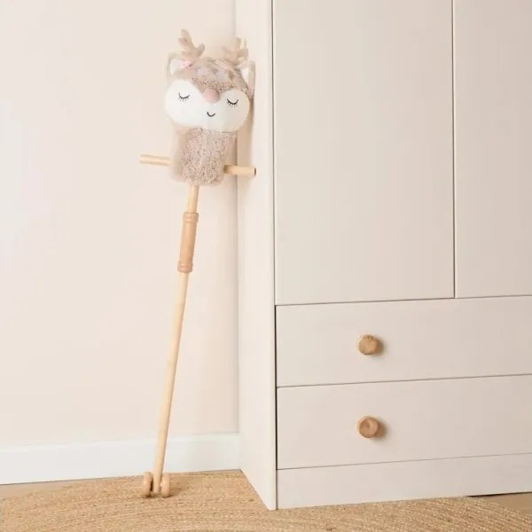 Căluț de jucărie pe băț Bieco ELLA căprioară