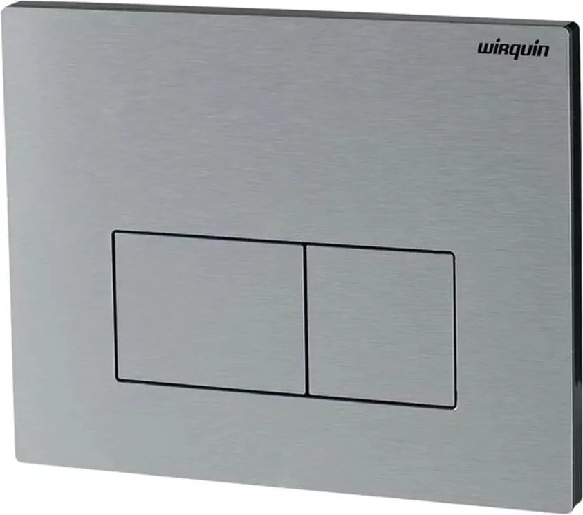 Clapeta de actionare Wirquin finisaj aluminiu periat