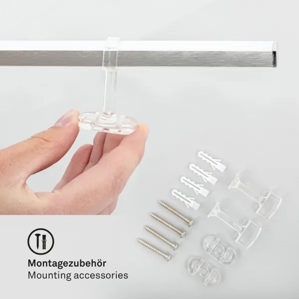 Lustră LED aplicată STAFF 5xLED/4,8W/230V crom mat Briloner 3501-018