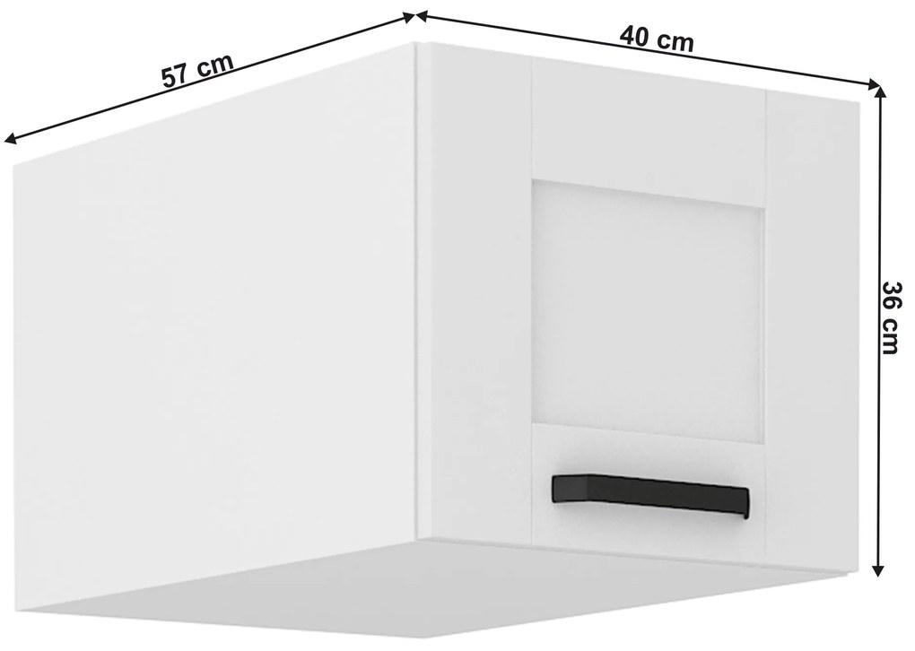 Dulap superior Lesana 1 (alb) 40 NAGU-36 1F . 1063940