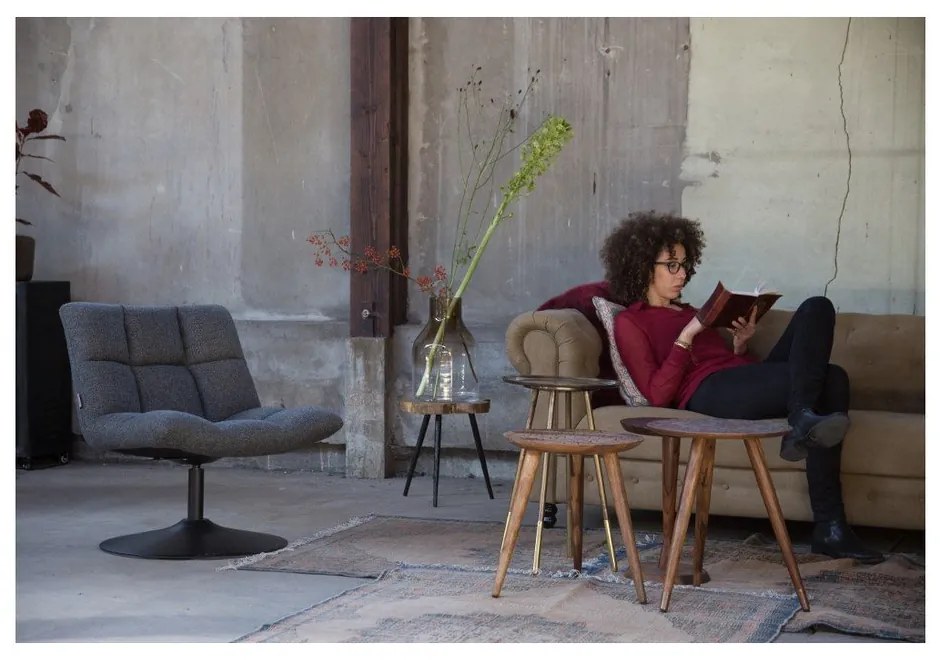 Scaun Dutchbone Bar, gri închis