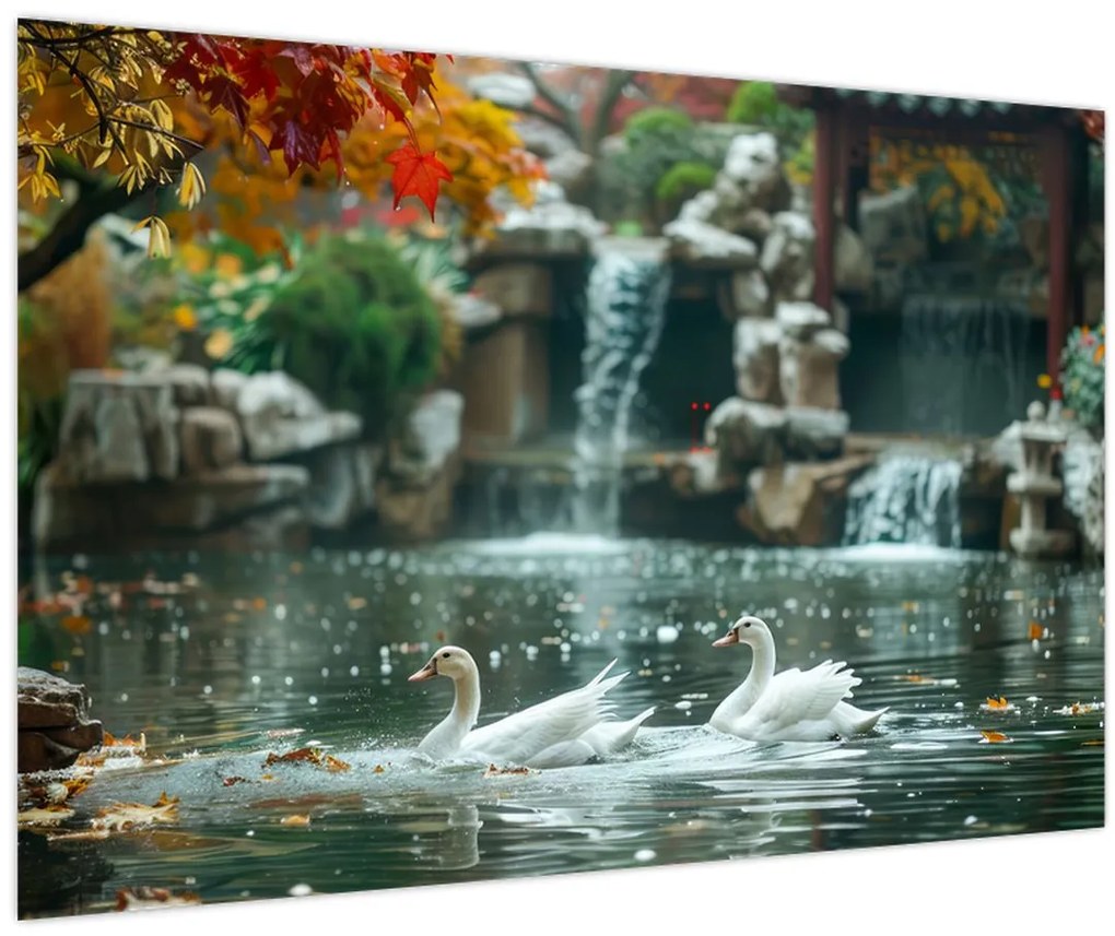 Tablou - iaz asiatic (90x60 cm)