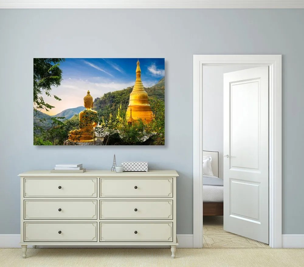 Tablou priveliște spre Budha auriu
