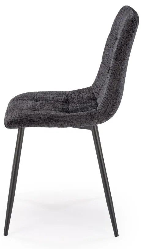 Scaun K547 stofa negru H87 cm