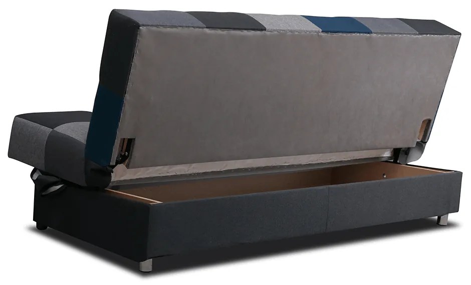 Canapea Arabella (Albastru + gri). 1029540