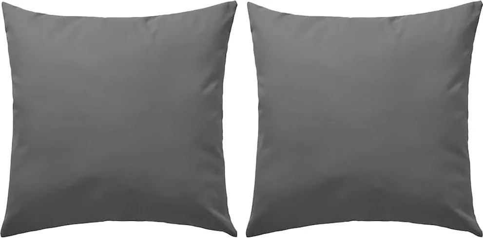 vidaXL Perne de exterior, 2 buc., gri, 45 x 45 cm