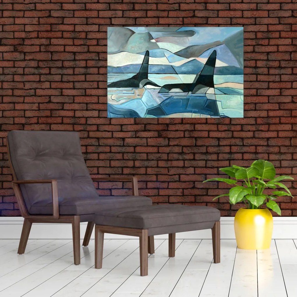 Tablou - Balene (90x60 cm)