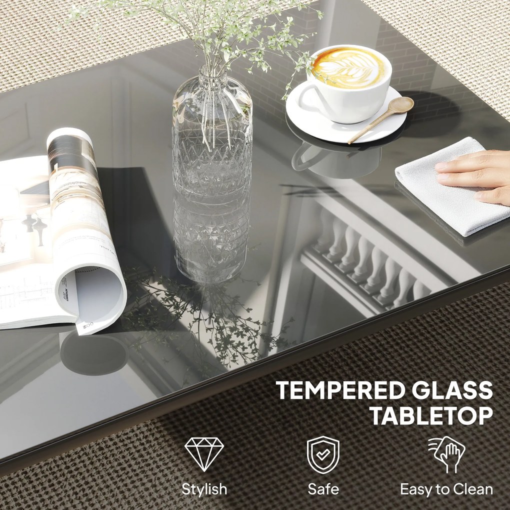 Outsunny Set Mobilier Gradina cu Canapea 3 Locuri, Scaun Adjustable, Set Canapele Exterior cu Masa Laterală și Perne, Aluminiu Gri | Aosom Romania