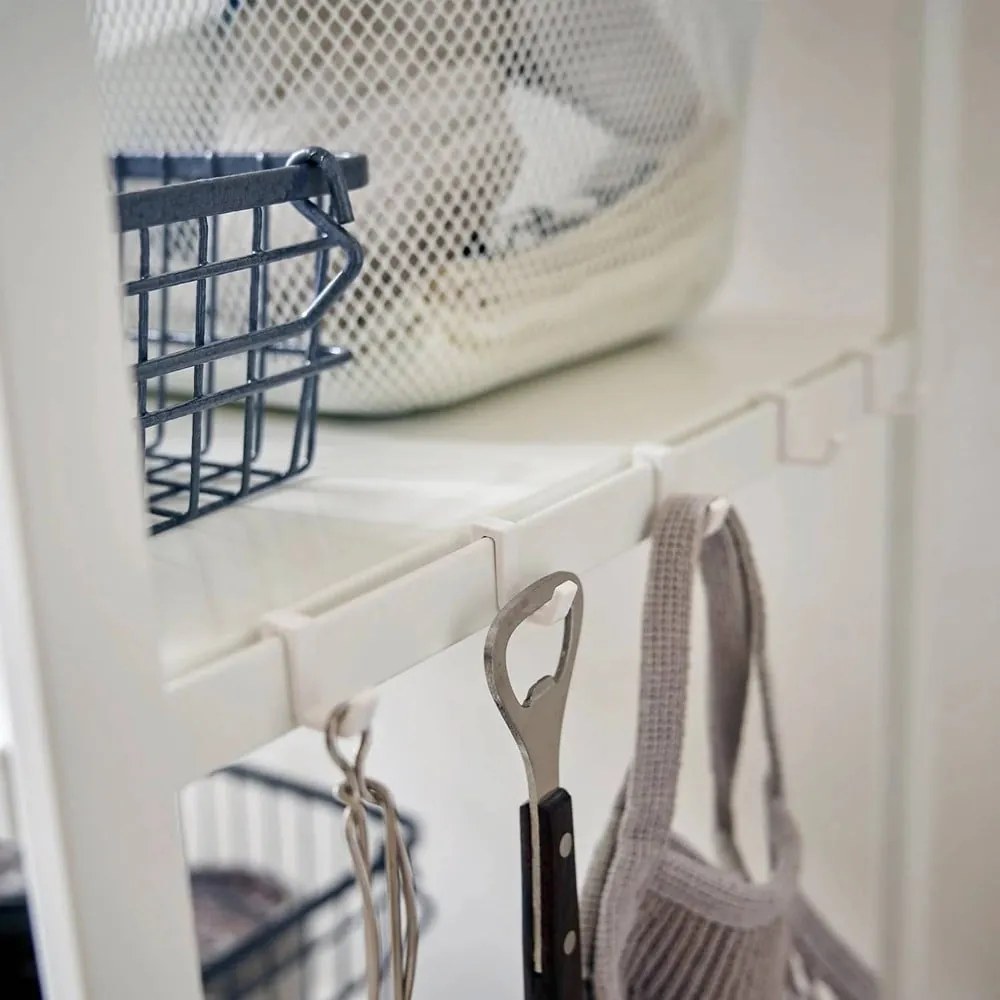 Etajeră alb mat din oțel 60x90x46,5 cm Tower – YAMAZAKI