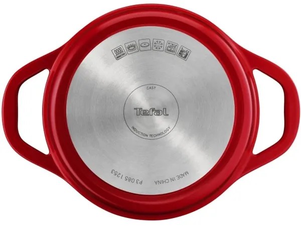 Tefal - Oală cu capac AIR, 20 cm, roșie