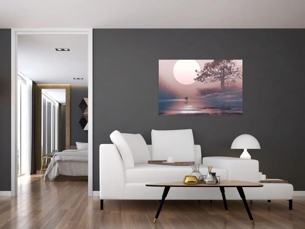 Tablou Perechea îndrăgostită (90x60 cm)