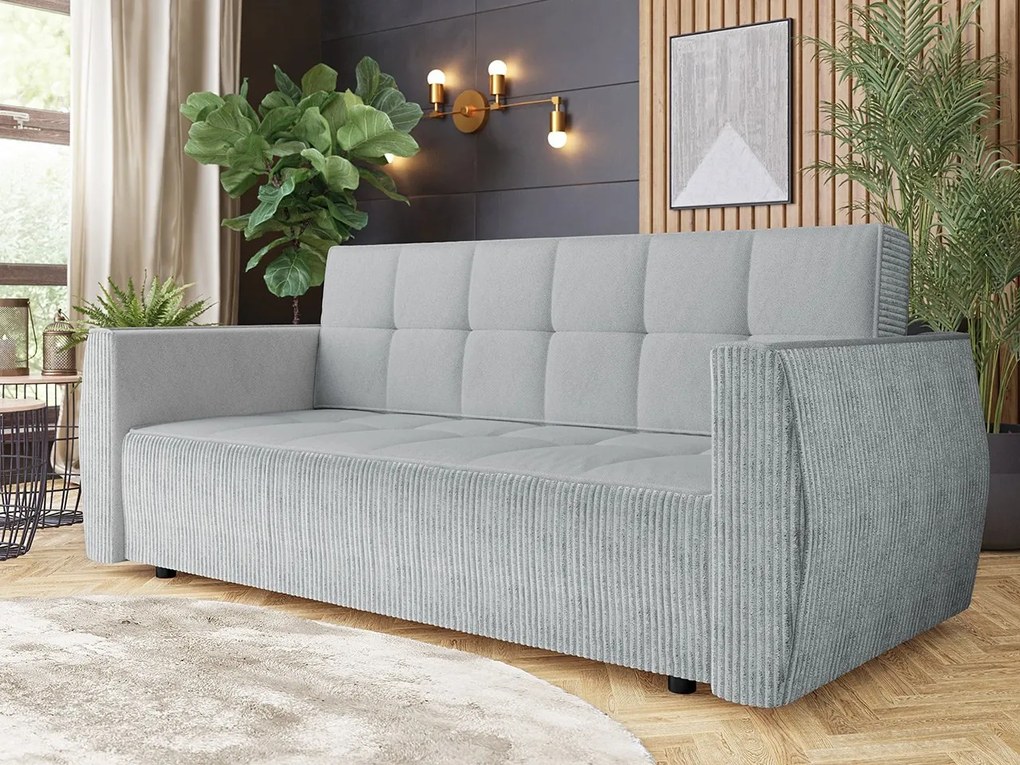 Canapea extensibilă Pexalo (Gri) (cu sp. depozitare). 1105602