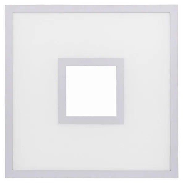 Plafoniera de design albă RGB cu LED inclusă 45 cm - Tile