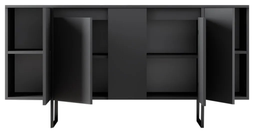 Dulap Luna (antracit + Negru). 1073567